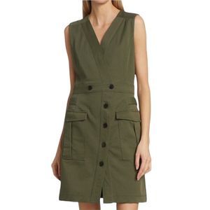 Derek Lam 10 Crosby Sleeveless Mini Green
Dress Size 8)